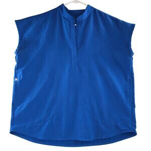 Figs Royal Blue Set Rafaela Oversized Top Zamora Jogger Pants Size S